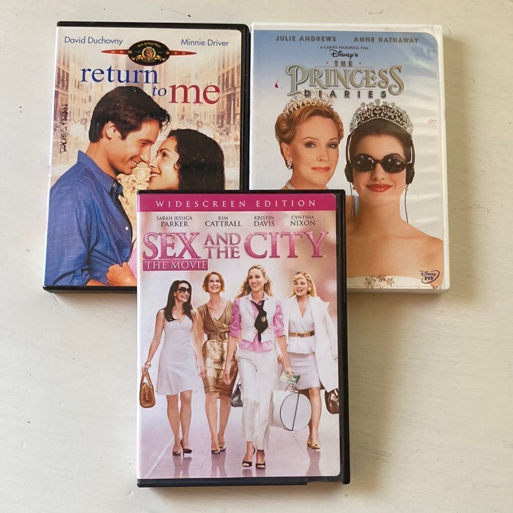 Movie Bundle Sex And The City Movie Return to Me and Princess Diaries DVDs
